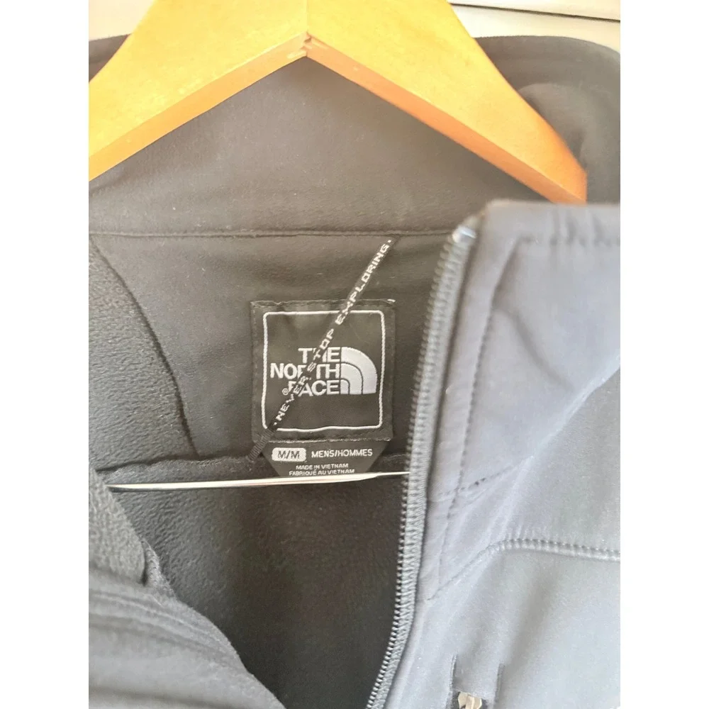 The North Face Apex‎ Bionic Softshell Jacket Mens M Black Good Windproof